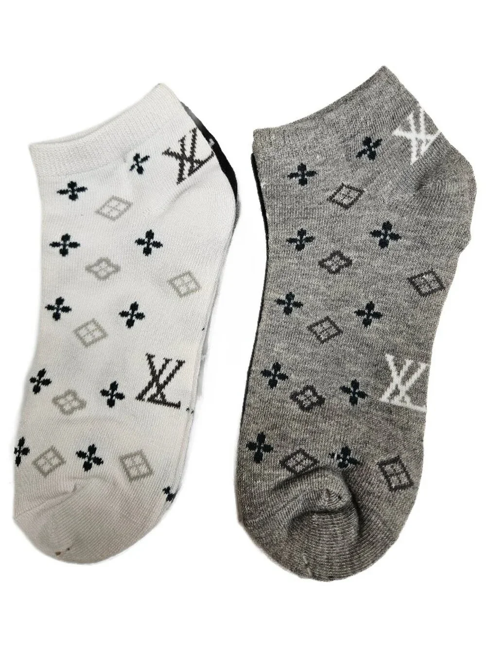 Women’s Ankle Socks 6 Pack Cute Low Cut Casual No Show Socks Size 9-11, Spade